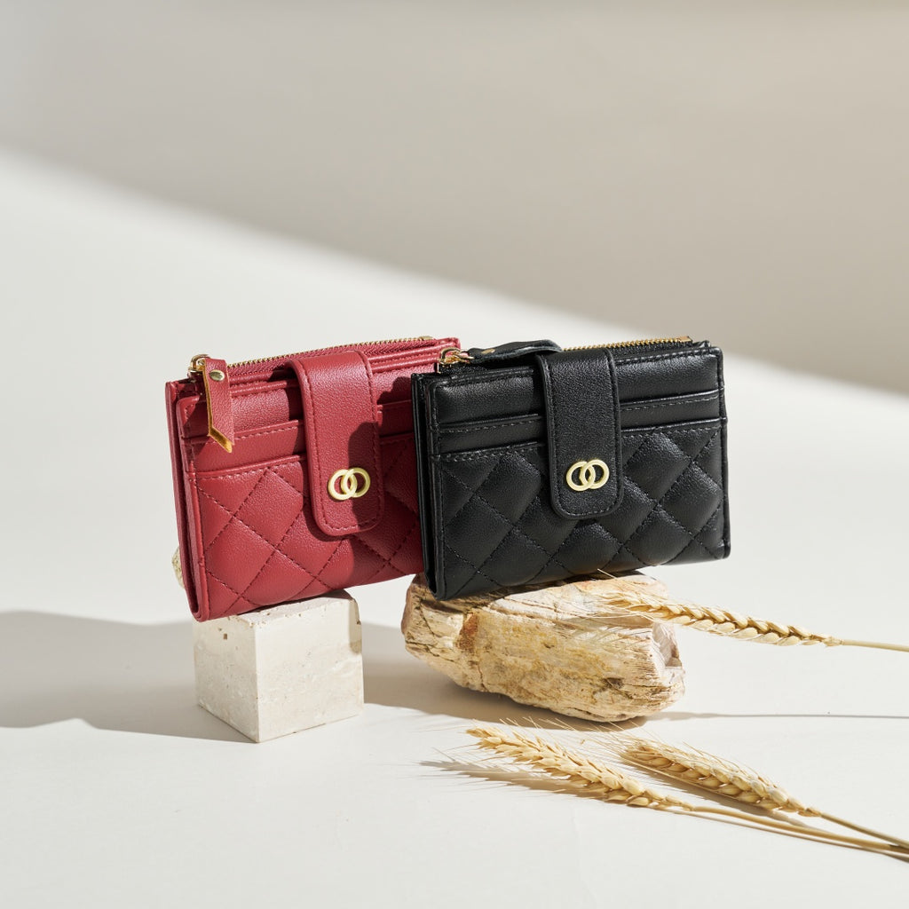 Seagloca New Luxury Women Short Wallet Lady Purse With Card Holder No. 353