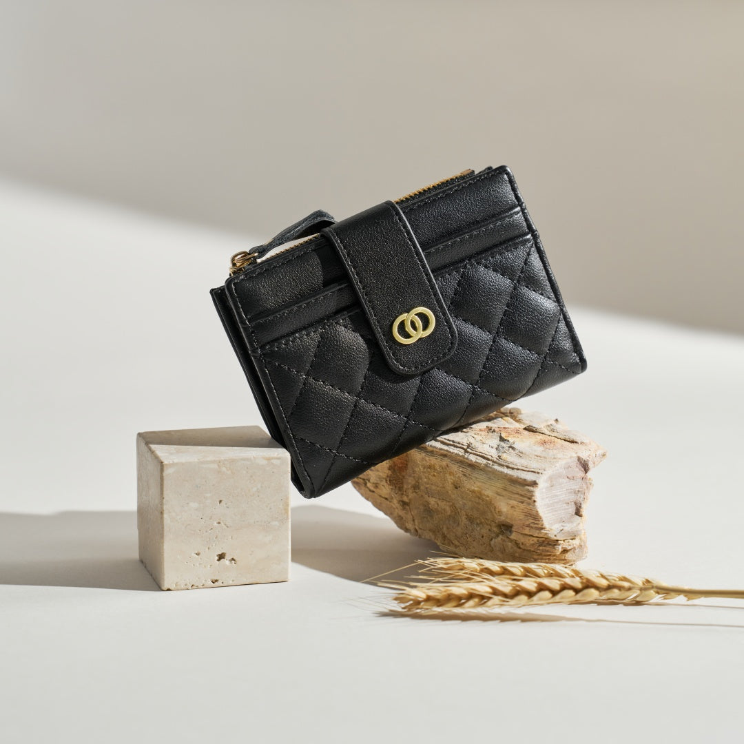 Seagloca New Luxury Women Short Wallet Lady Purse With Card Holder No. 353