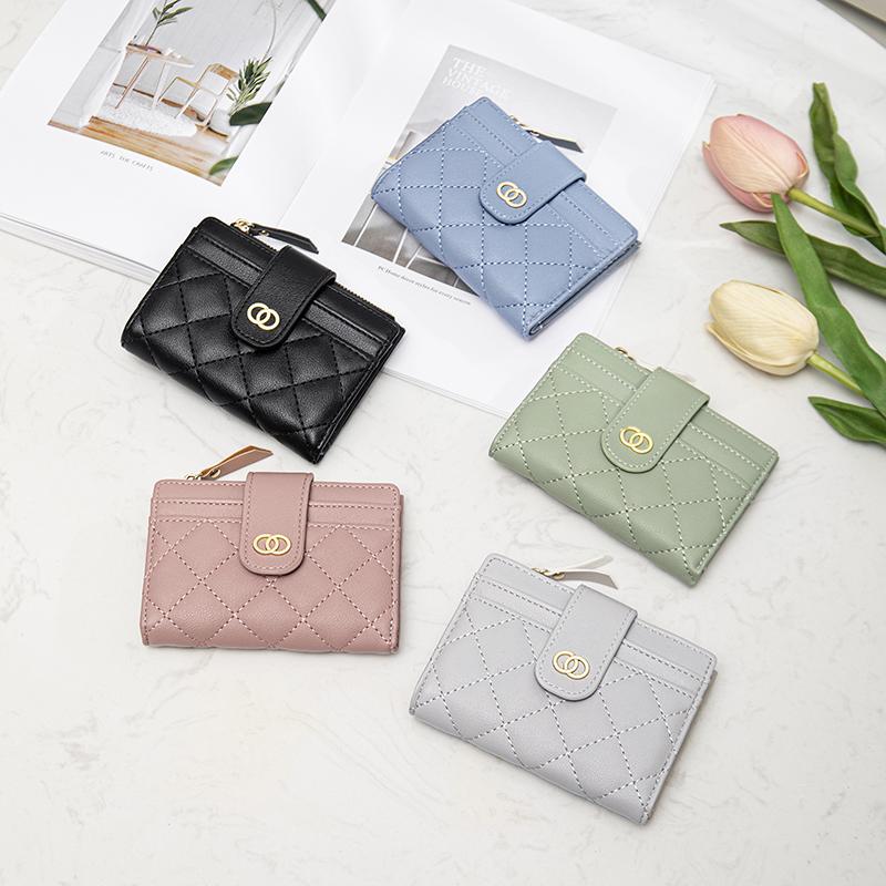 Seagloca New Luxury Women Short Wallet Lady Purse With Card Holder No. 353