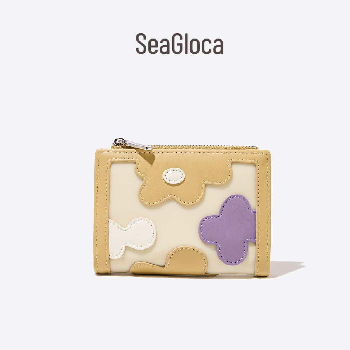 SeaGloca Fashionable New Style Multi-Functional Flower Pattern Purse Card Bag For Woman No 23