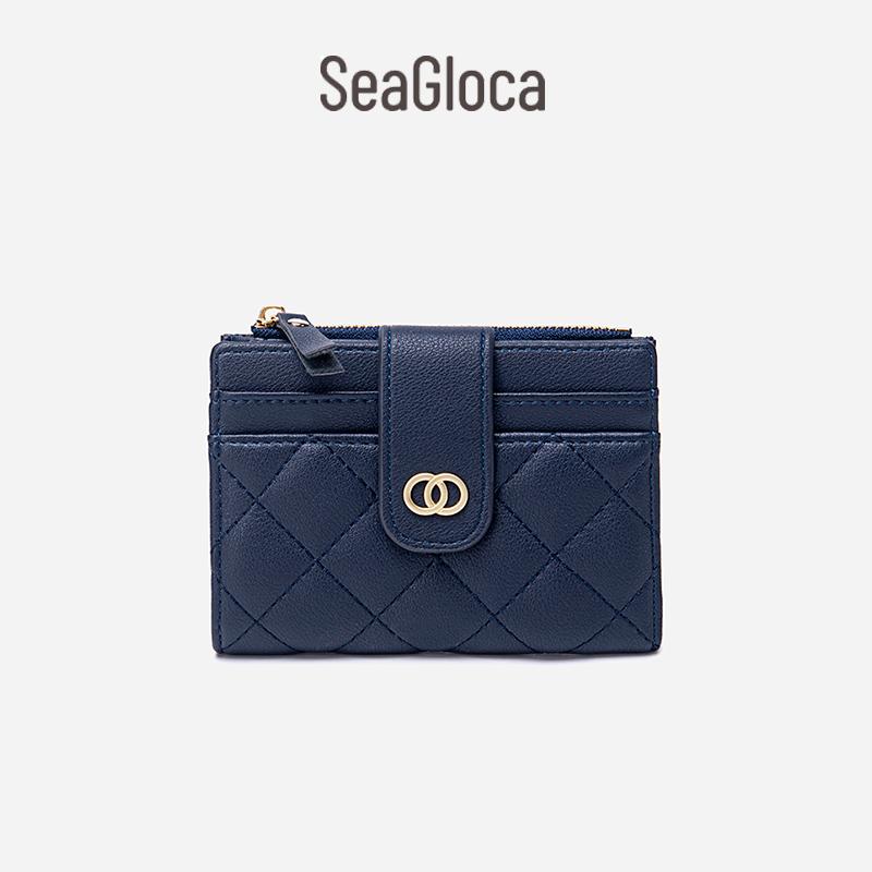 Seagloca New Luxury Women Short Wallet Lady Purse With Card Holder No. 353