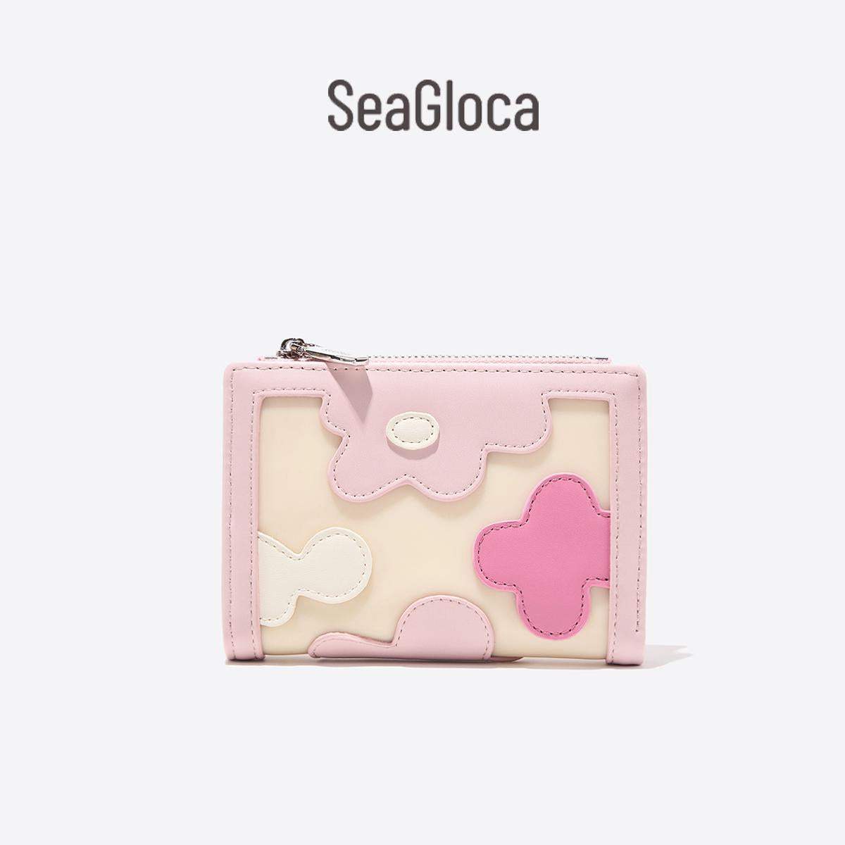 SeaGloca Fashionable New Style Multi-Functional Flower Pattern Purse Card Bag For Woman No 23