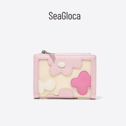 SeaGloca Fashionable New Style Multi-Functional Flower Pattern Purse Card Bag For Woman No 23