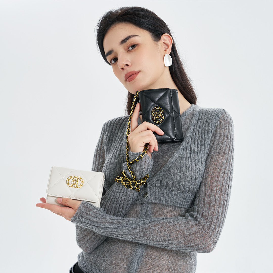 Women Chain Sling Wallet Lady Purse with Card for Women | SeaGloca - view 5