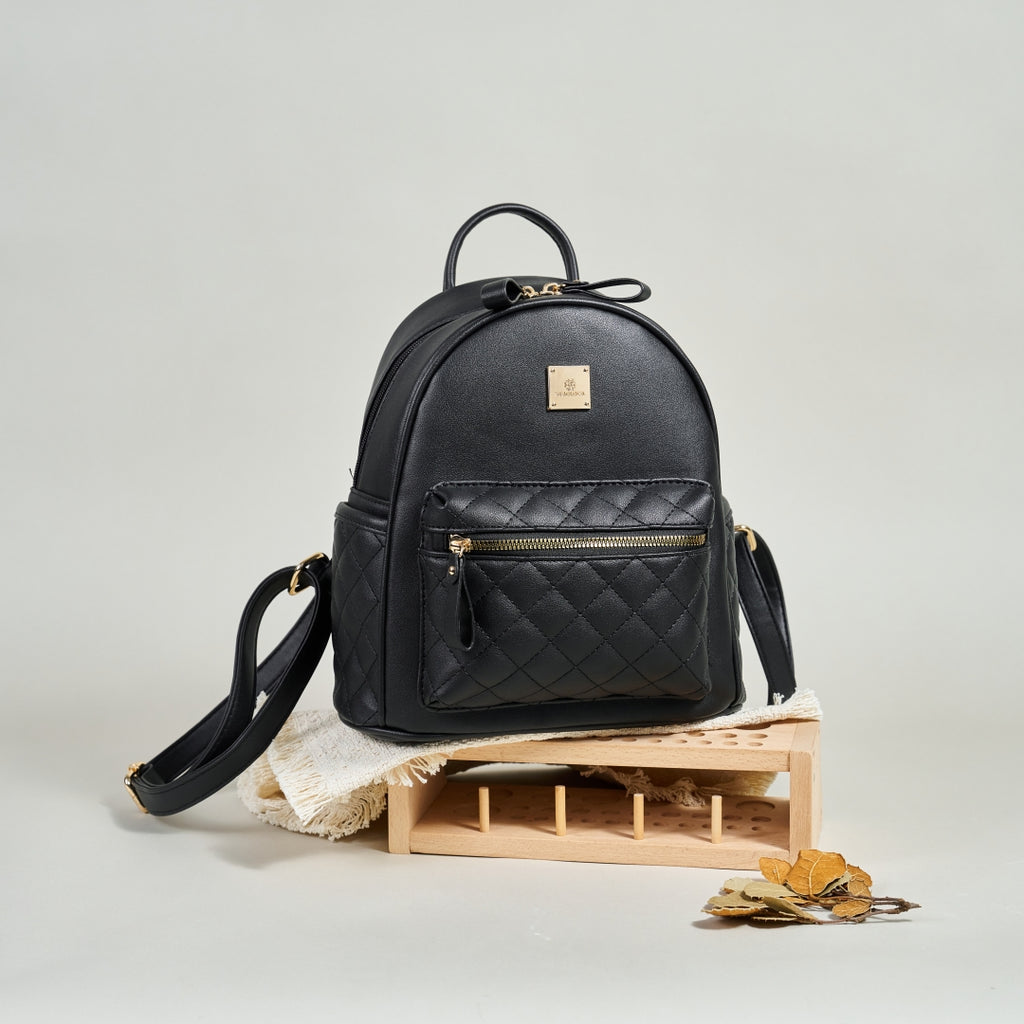 Black Travel Backpack for Women | SeaGloca - view 2