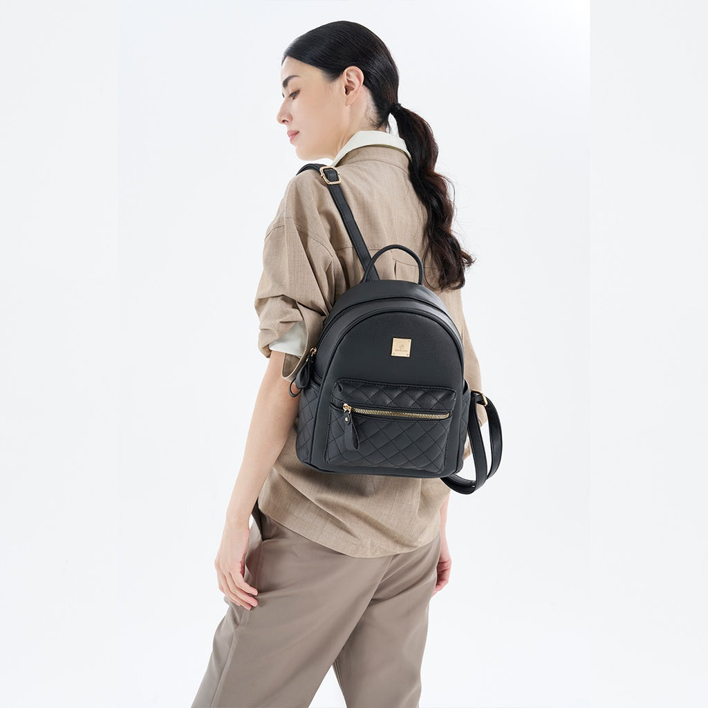 Black Travel Backpack for Women | SeaGloca - view 4