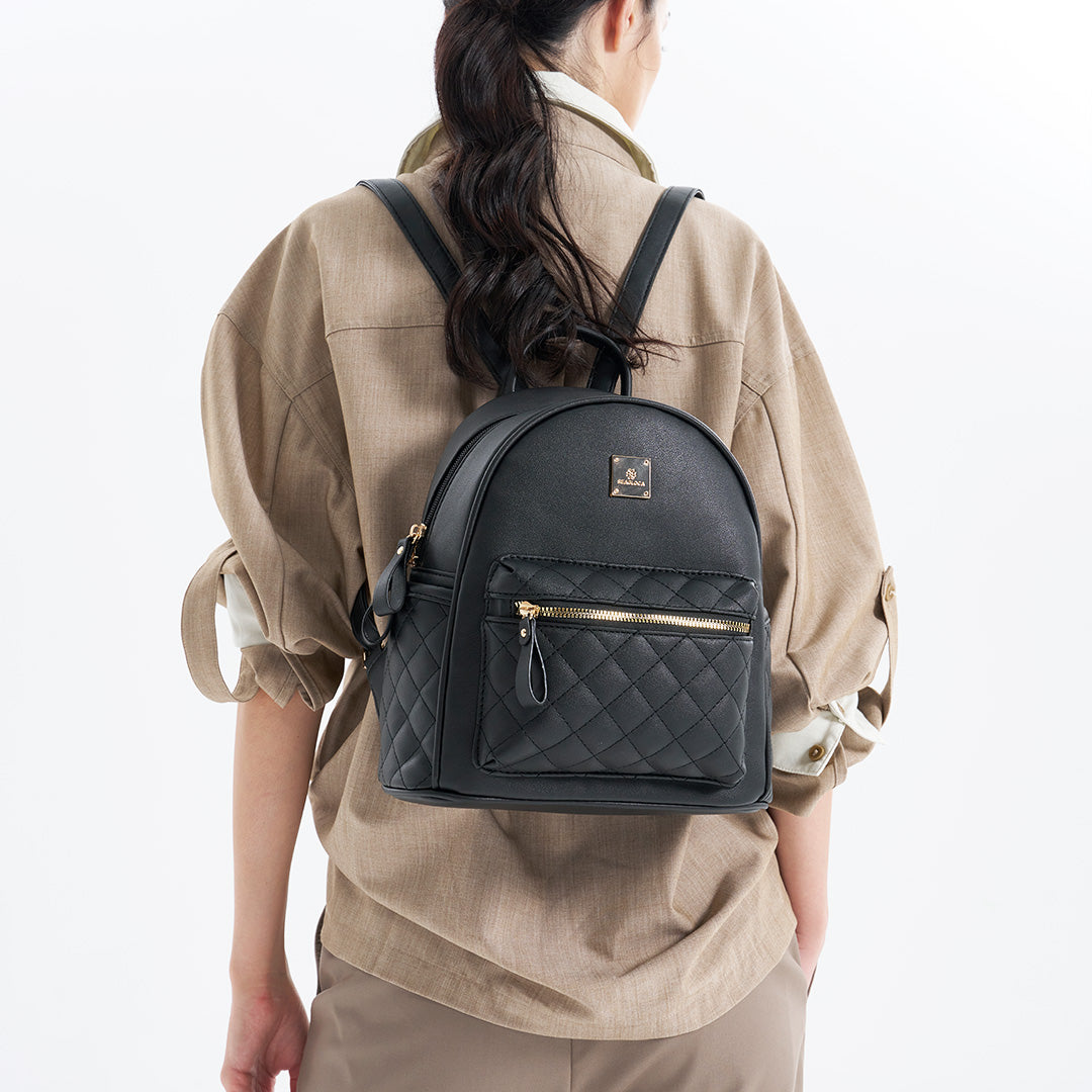 Black Travel Backpack for Women | SeaGloca - view 5