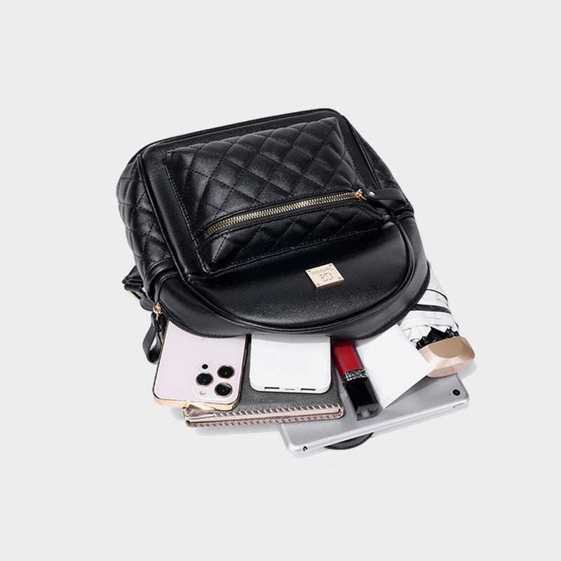 Black Travel Backpack for Women | SeaGloca - view 8