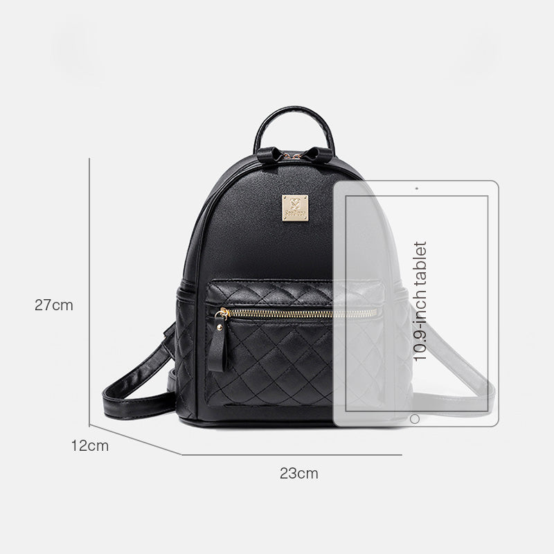 Black Travel Backpack for Women | SeaGloca - view 9