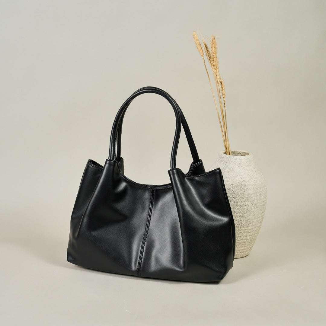 Black White Large Capacity Tote Bag for Women | SeaGloca - view 3