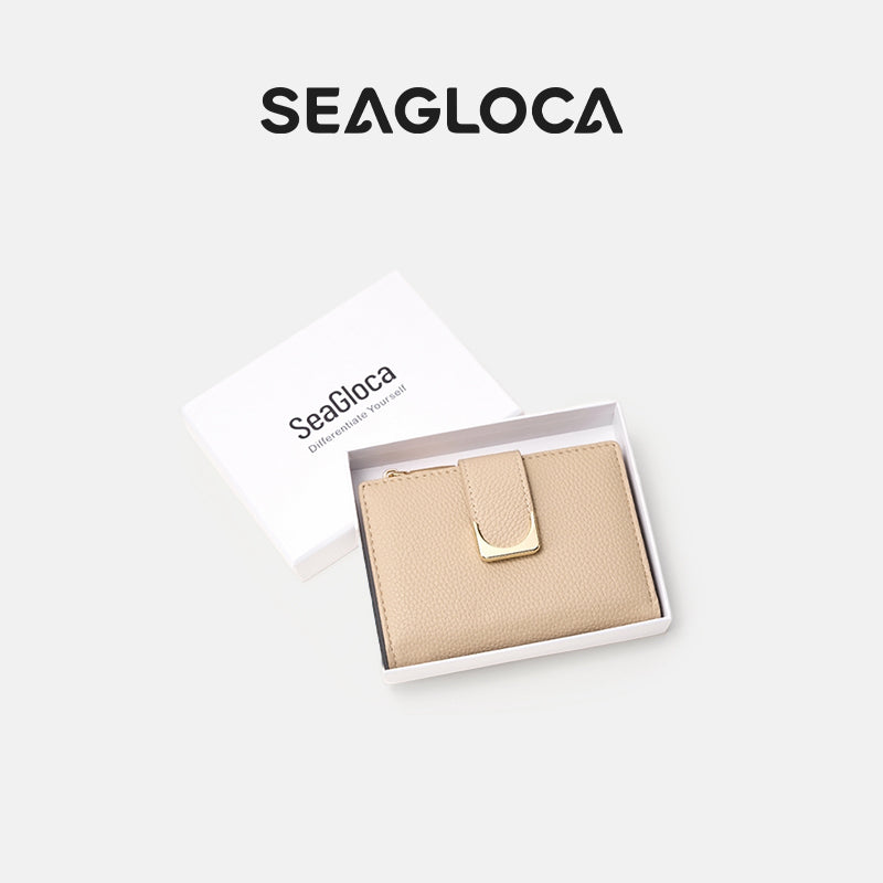 New Clemence PU Leather Short Zipper Fashion for Women | SeaGloca - view 6