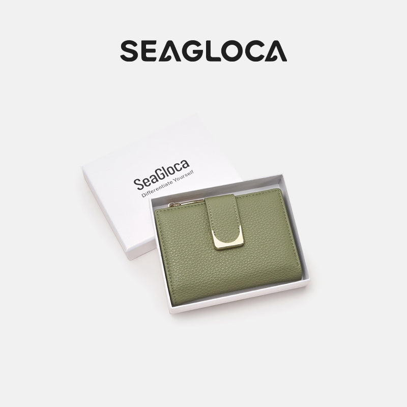 New Clemence PU Leather Short Zipper Fashion for Women | SeaGloca - view 7