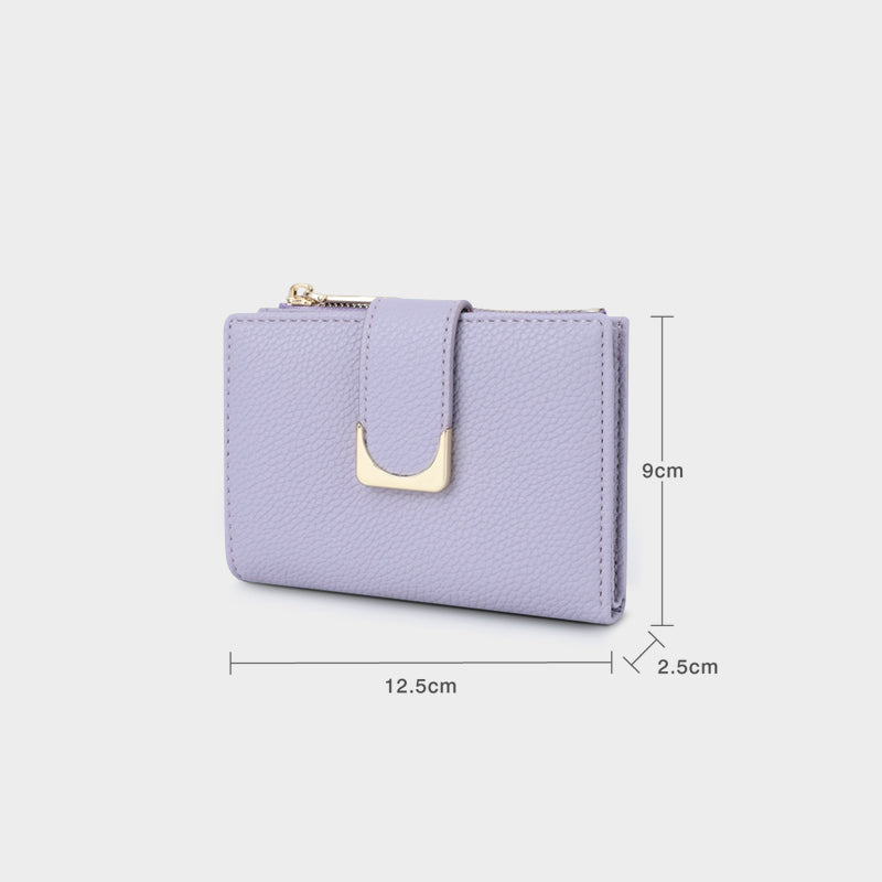 New Clemence PU Leather Short Zipper Fashion for Women | SeaGloca - view 9