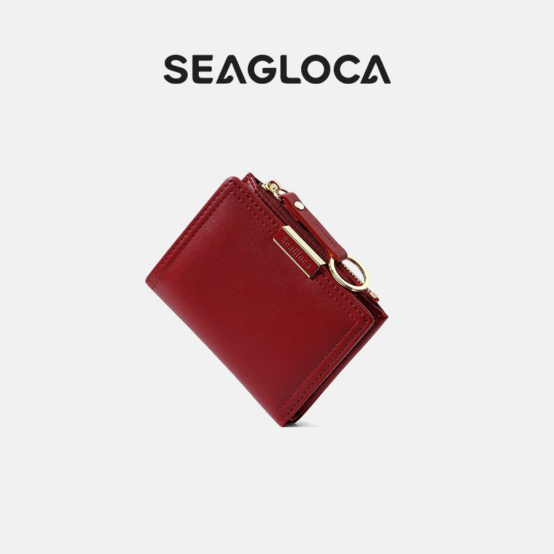 Simple Fashion Purse Multi-slot Zipper Change for Women | SeaGloca - view 6