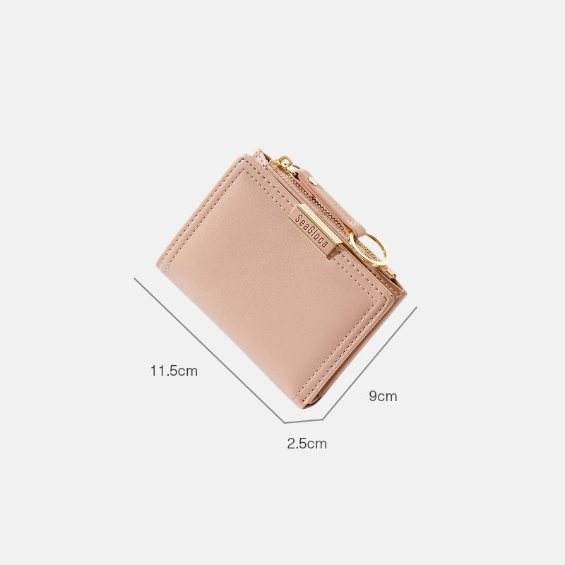 Simple Fashion Purse Multi-slot Zipper Change for Women | SeaGloca - view 9