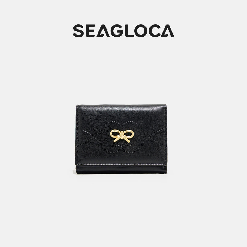 Fashion Bow Exquisite Soild Tri-fold Short for Women | SeaGloca - view 7