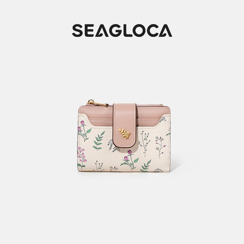 Fashion Niche Classic Print Floral Zipper for Women | SeaGloca - view 5