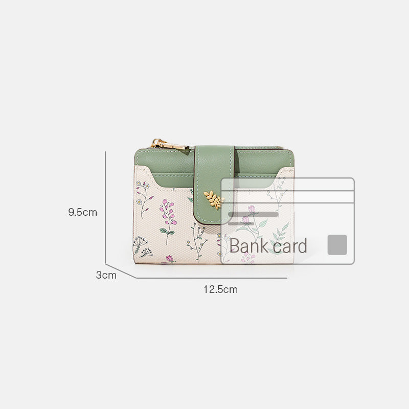 Fashion Niche Classic Print Floral Zipper for Women | SeaGloca - view 9
