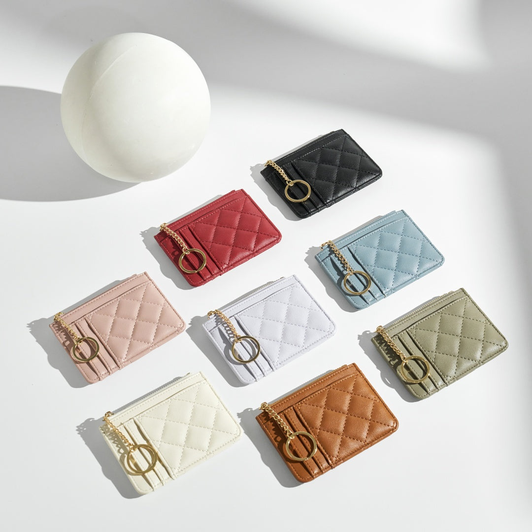 New Card Bag High End Card Cover Small Fragrant for Women | SeaGloca - view 2
