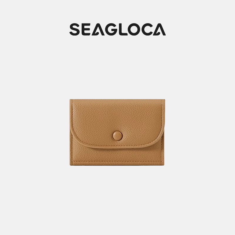 Ultra-thin Compact Coin Wallet Card Bag One for Women | SeaGloca