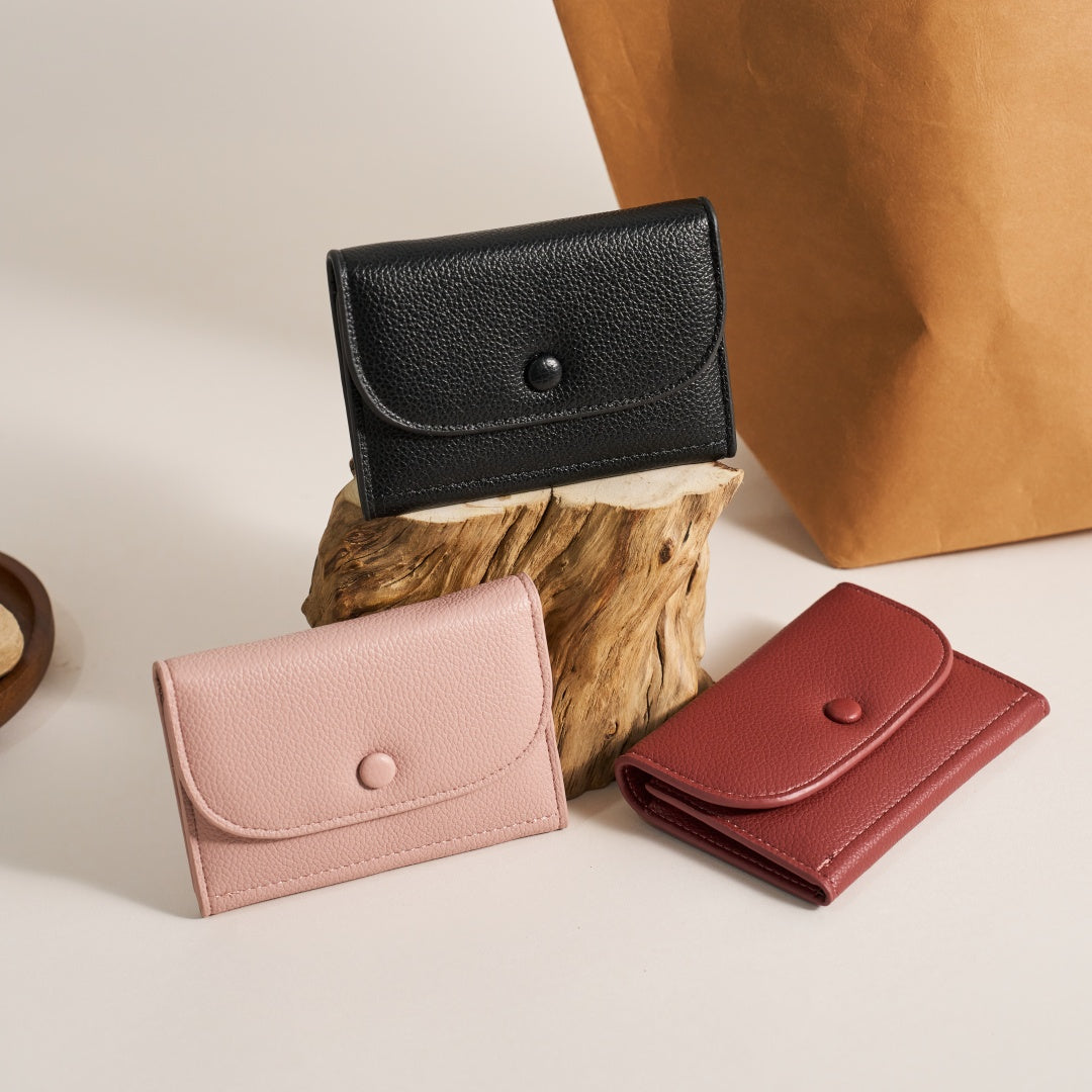 Ultra-thin Compact Coin Wallet Card Bag One for Women | SeaGloca - view 3