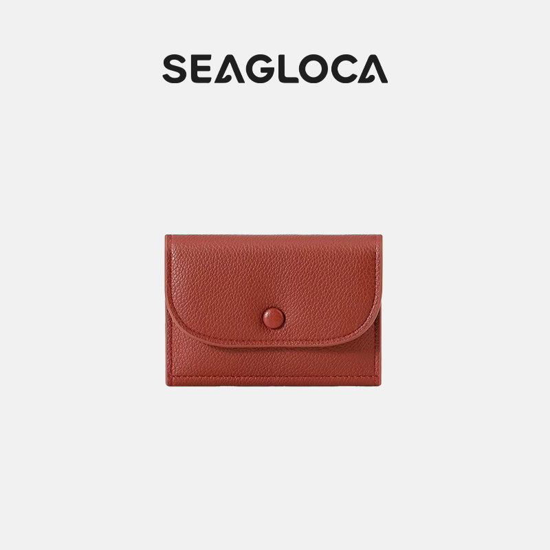Ultra-thin Compact Coin Wallet Card Bag One for Women | SeaGloca - view 5