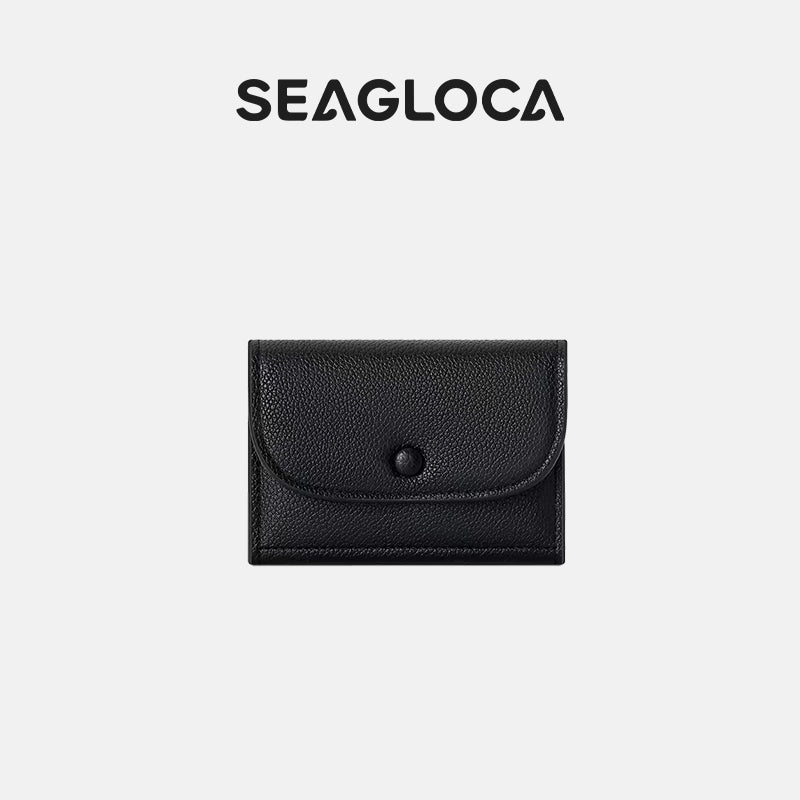 Ultra-thin Compact Coin Wallet Card Bag One for Women | SeaGloca - view 6