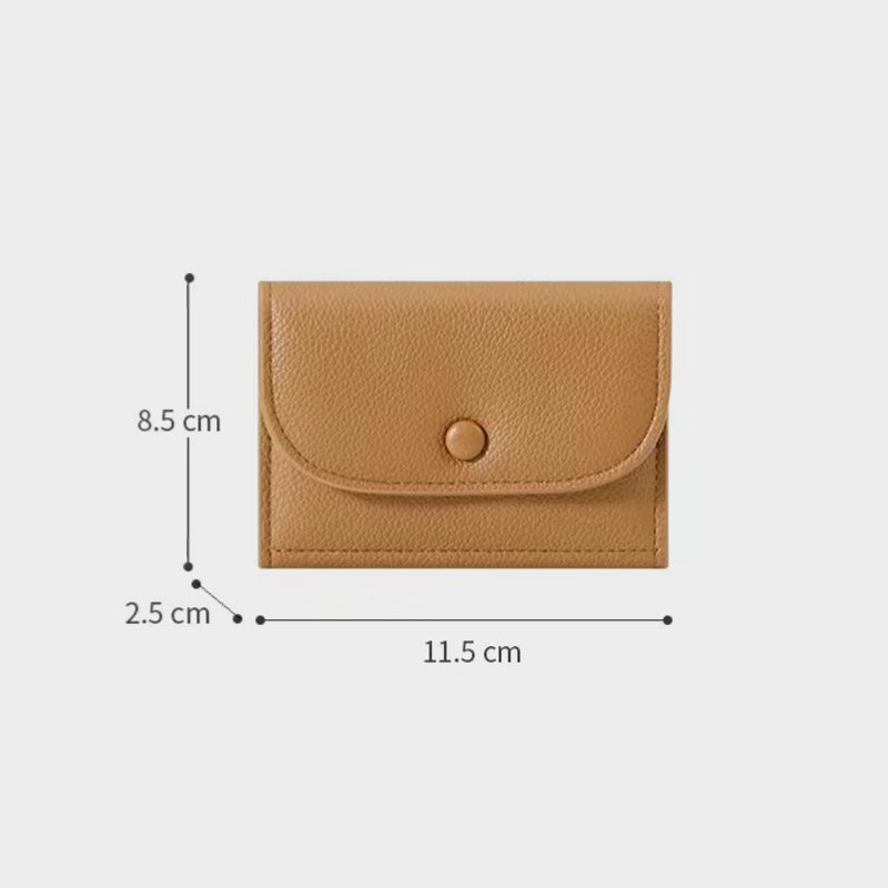 Ultra-thin Compact Coin Wallet Card Bag One for Women | SeaGloca - view 9