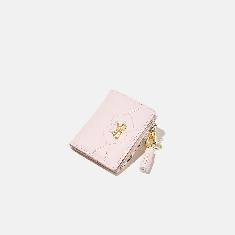 New Small Fresh Bow Short Wallet Compact for Women | SeaGloca - view 6