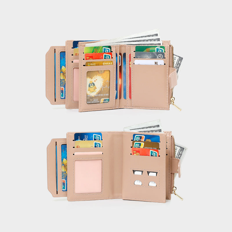 Wallet Card Holder In One Multi-Card with Coin for Women | SeaGloca - view 8