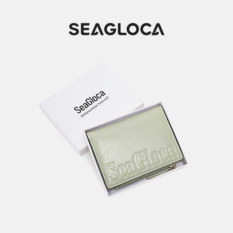 New Fashion High-End Bifold Short Wallet With for Women | SeaGloca - view 6