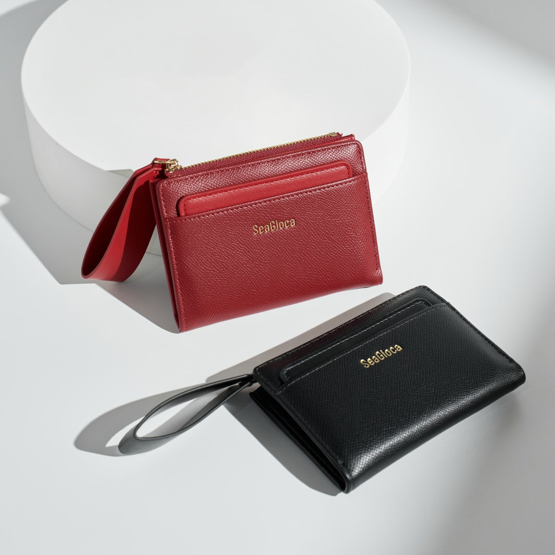Contrast Zipper Coin Purse Clutch Wallet Card for Women | SeaGloca - view 3