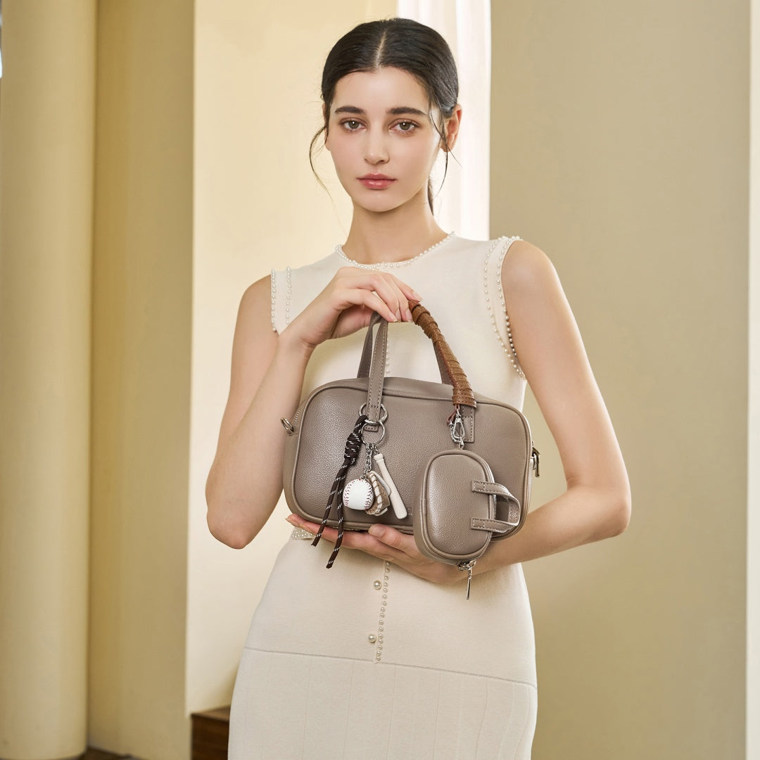 Vintage Boston Handbag for Women | SeaGloca - view 4