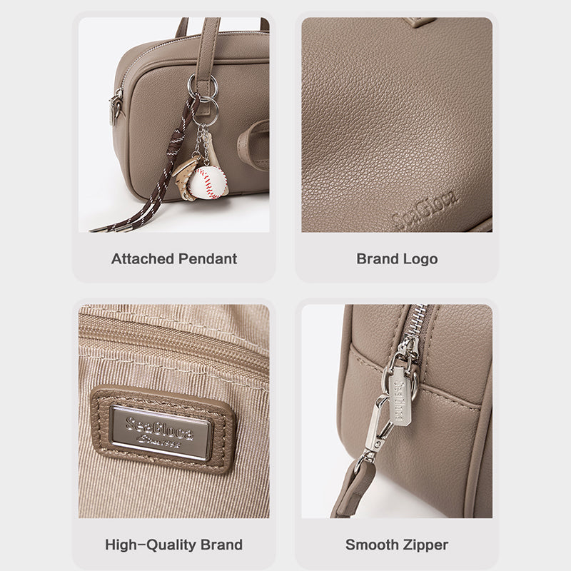 Vintage Boston Handbag for Women | SeaGloca - view 7