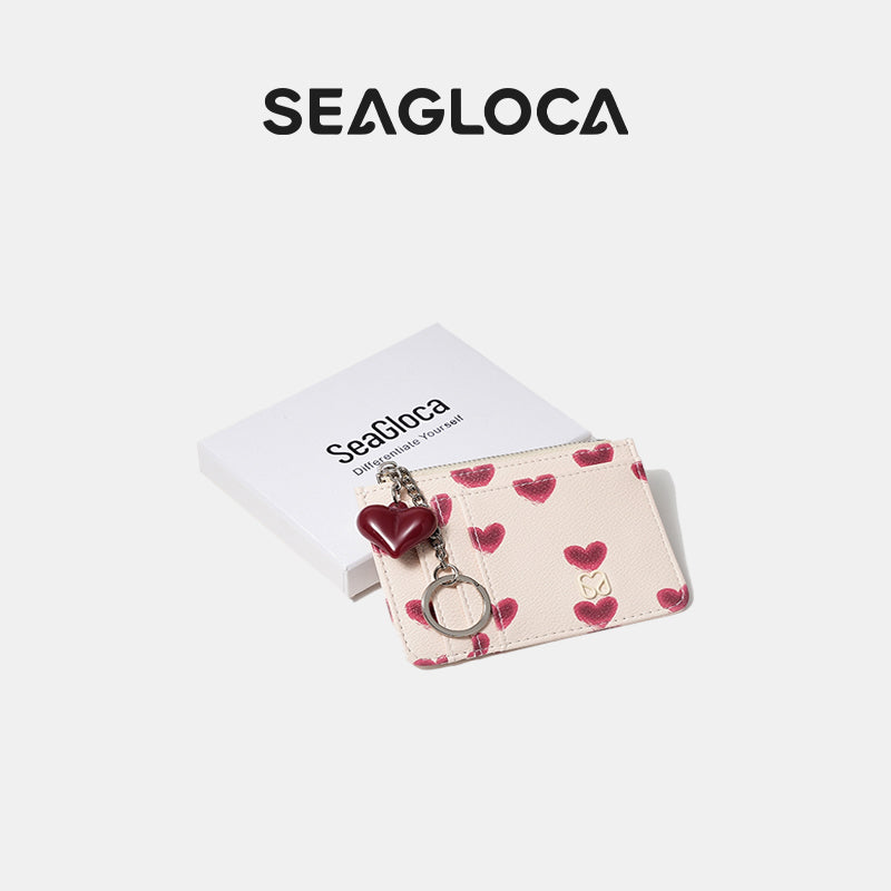 Valentine's Day Beloved Heart Card Holder with for Women | SeaGloca