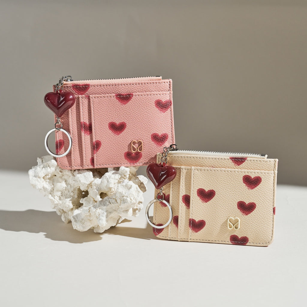 Valentine's Day Beloved Heart Card Holder with for Women | SeaGloca - view 2