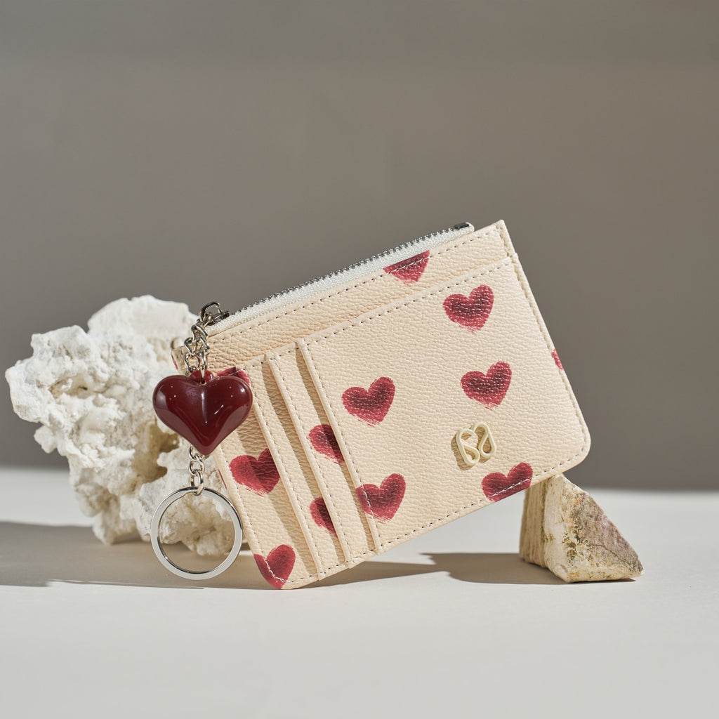 Valentine's Day Beloved Heart Card Holder with for Women | SeaGloca - view 4