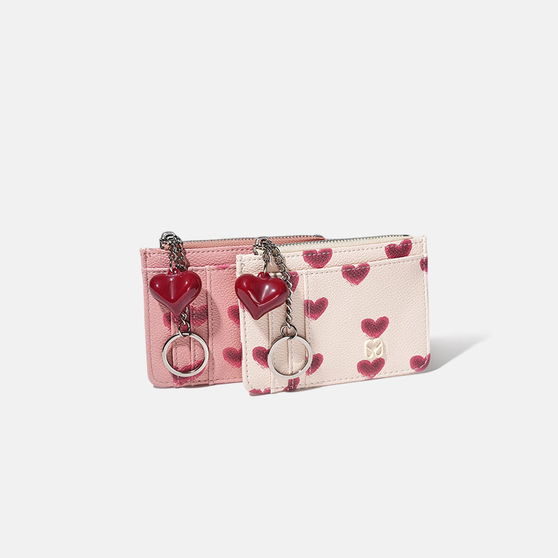 Valentine's Day Beloved Heart Card Holder with for Women | SeaGloca - view 5
