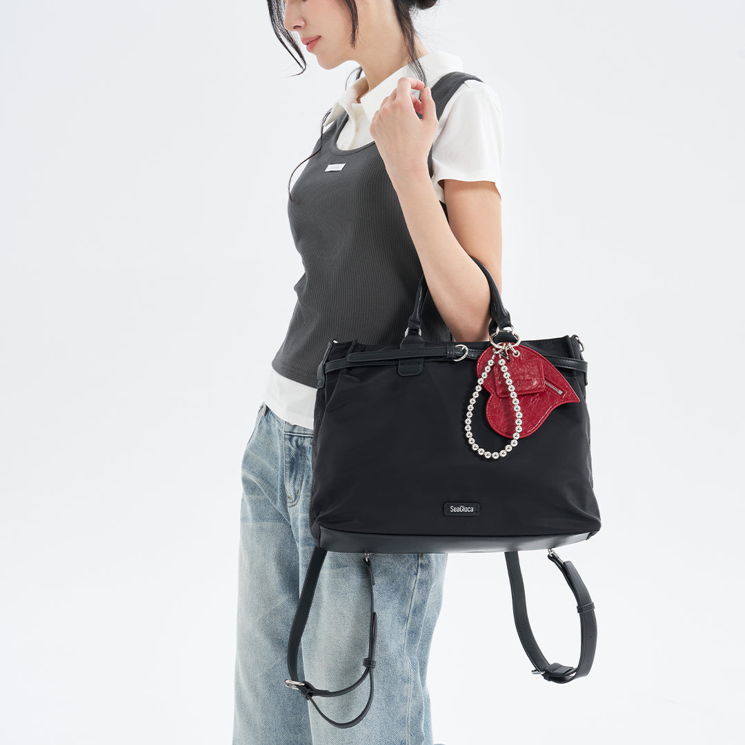 3-Way with Heart Charm Crossbody Shoulder for Women | SeaGloca - view 4