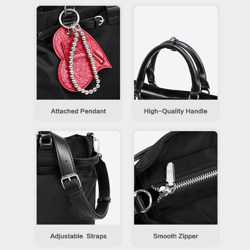 3-Way with Heart Charm Crossbody Shoulder for Women | SeaGloca - view 7