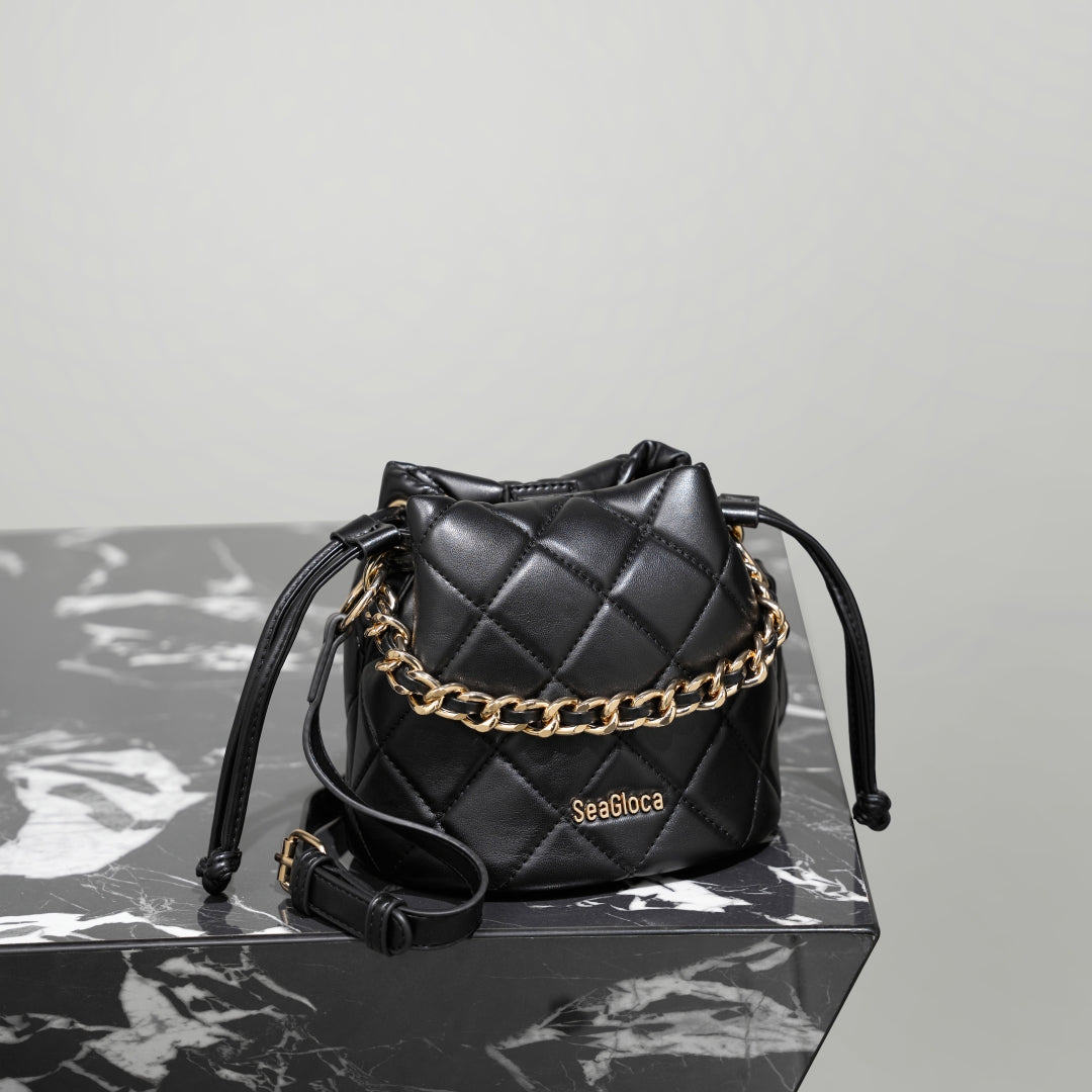 Bucket Bag Crossbody Chain Bag Single Shoulder for Women | SeaGloca - view 3