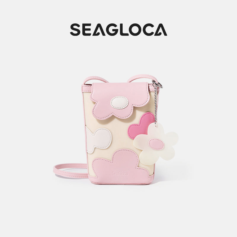 Fashionable Flower Pattern Phone Bag Small for Women | SeaGloca