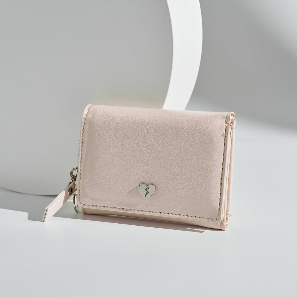 Love Multi-Card Slot Short Wallet with Zipper for Women | SeaGloca - view 3