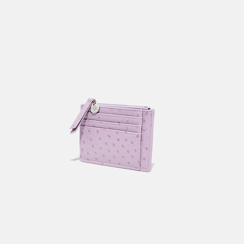 Textured Lilac Card Case Design Premium Lilac for Women | SeaGloca - view 5