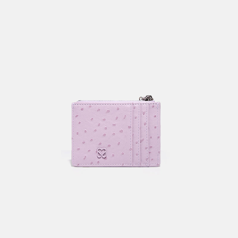Textured Lilac Card Case Design Premium Lilac for Women | SeaGloca - view 6