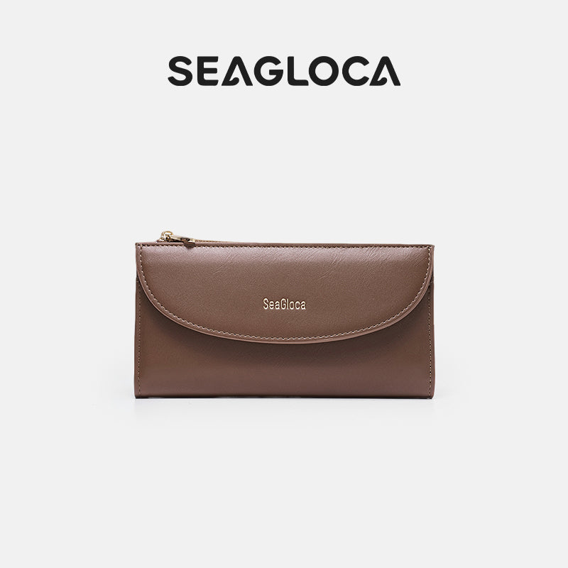 PU Leather Multi-Card Holder Long Wallet for Women | SeaGloca