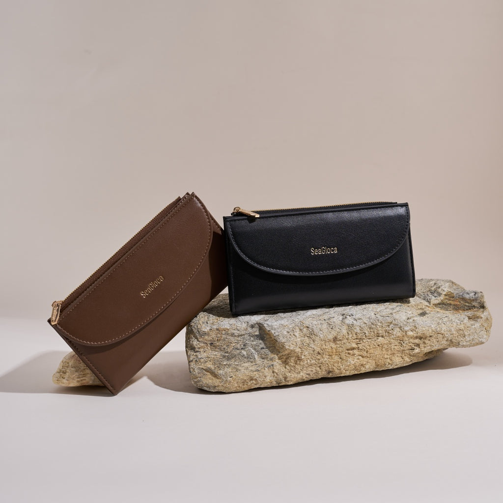 PU Leather Multi-Card Holder Long Wallet for Women | SeaGloca - view 3