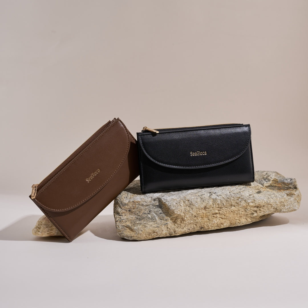 PU Leather Multi-Card Holder Long Wallet for Women | SeaGloca - view 3