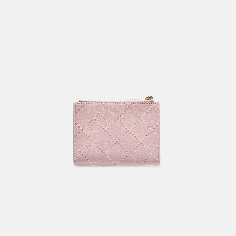 Slim Wallet Quilted Design Compact Purse Daily for Women | SeaGloca - view 7