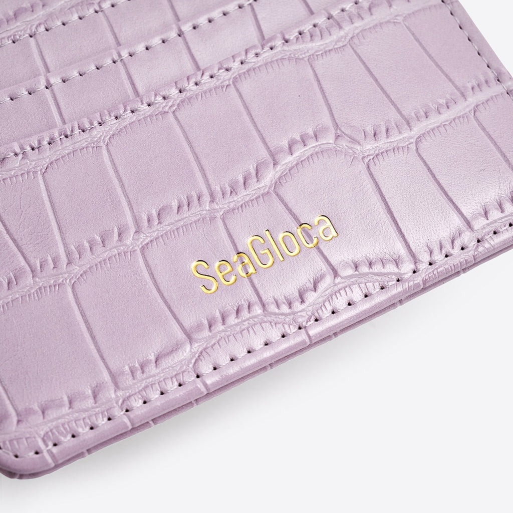 Chic Multi-Color Crocodile Pattern Card Holder for Women | SeaGloca - view 5
